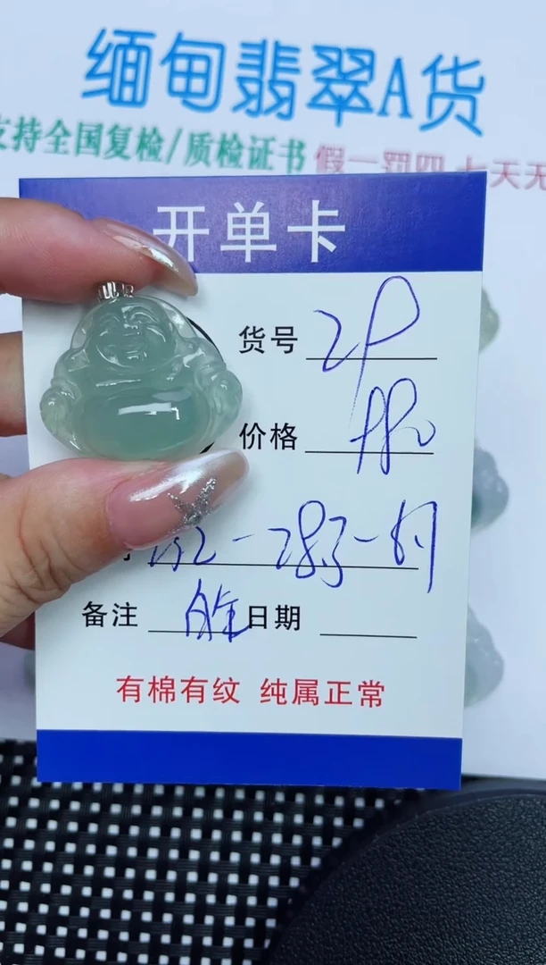 翡翠未镶嵌吊坠(赠链)29