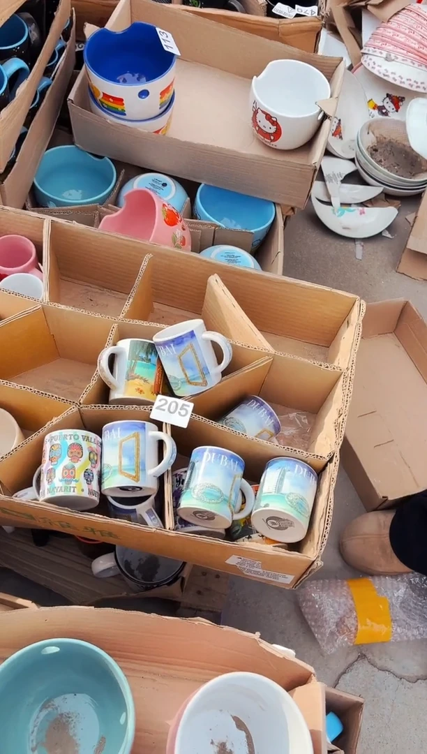 【闪购商品】炻瓷无盖款205【微瑕慎拍】四个装混发