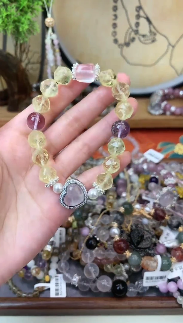 【闪购商品】黄晶手链未镶嵌1011手串