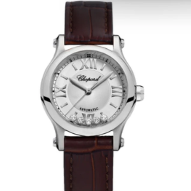99新 Chopard/萧邦 HAPPY DIAMONDS系列278573-3001 30盘 机械QS