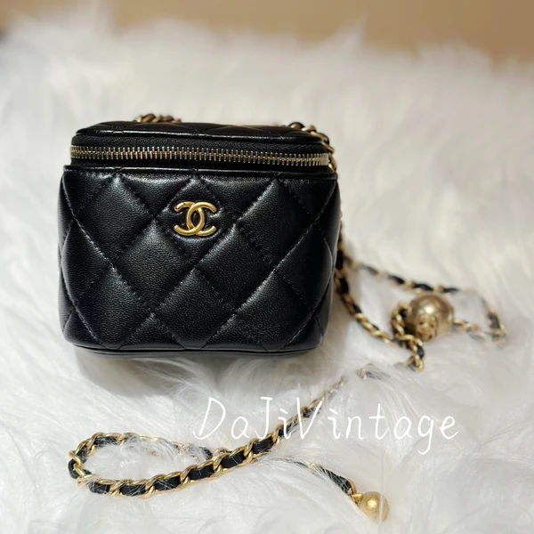 大吉中古/Chanel香奈儿金球小盒子斜挎包