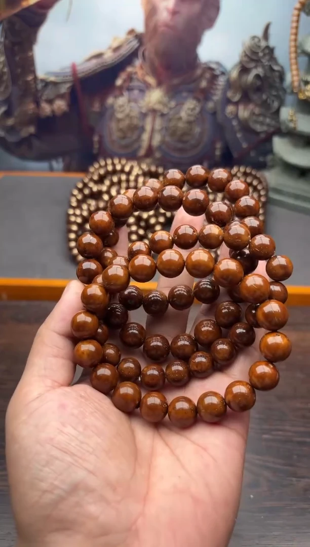 紫金鼠手串5号光珠