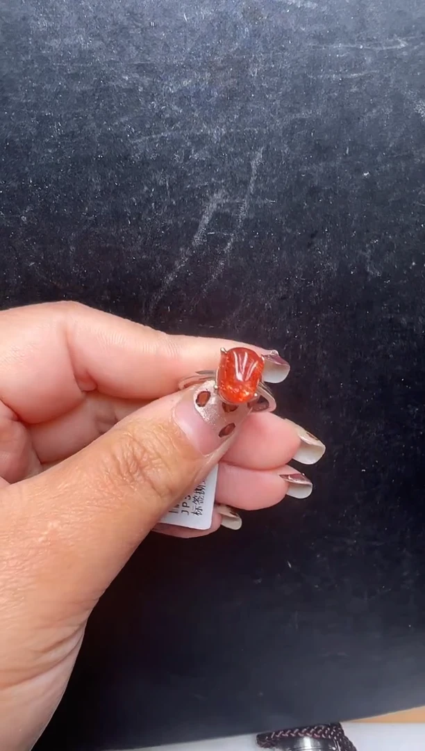 未镶嵌戒指日光石金太阳戒指 JP57290