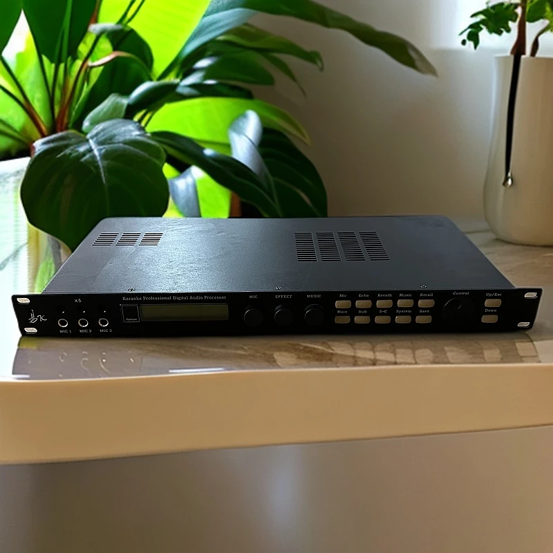 8新  不包邮中创易KX5专业前级效果器高端KTV舞台演出音频处理器