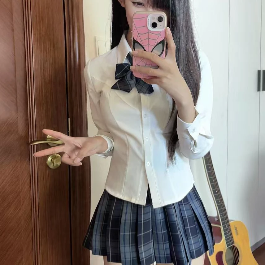 妙氏学院风短裙学生制服百搭显瘦JK格裙