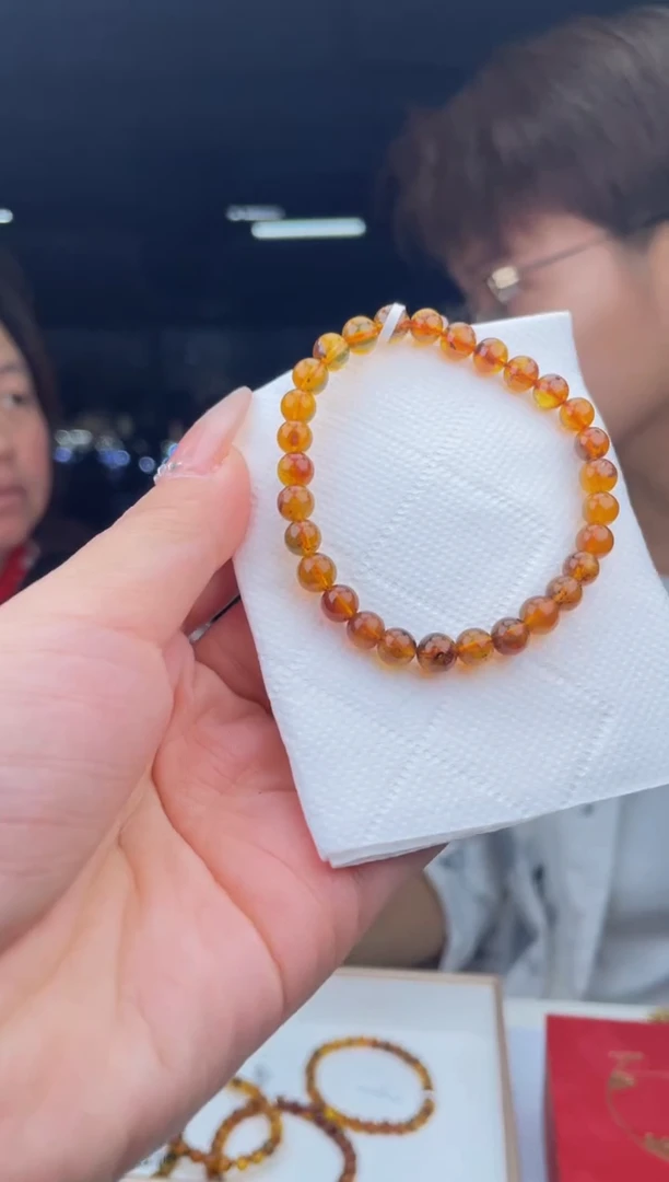 【闪购商品】琥珀手串未镶嵌天然琥珀拍一发一
