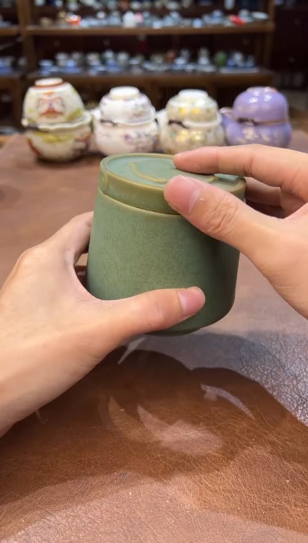 真的很便宜超好看会开片的旅行茶具