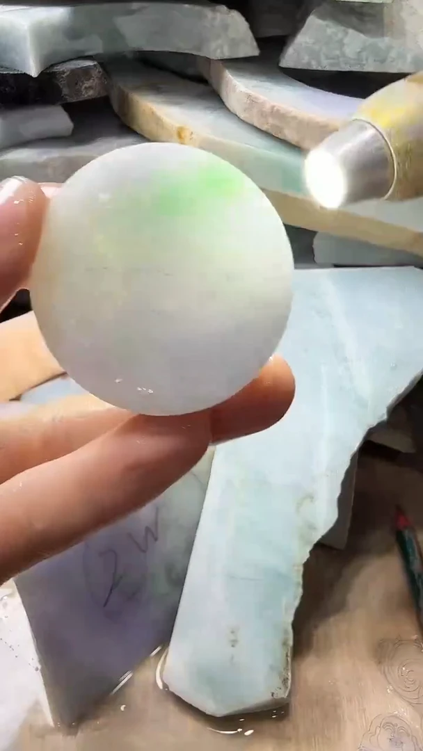 裸石翡翠天然翡翠A货花544