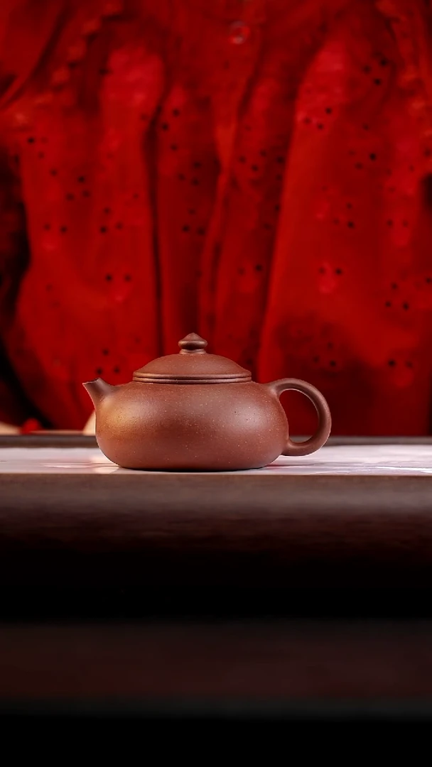 茶壶紫砂老清水泥寒江