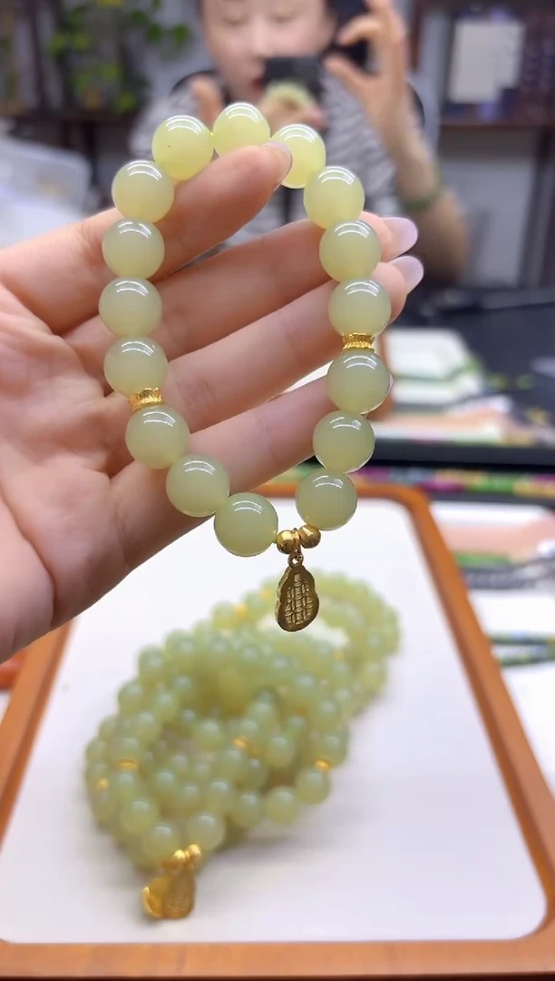 未镶嵌手链和田玉DIY款X305