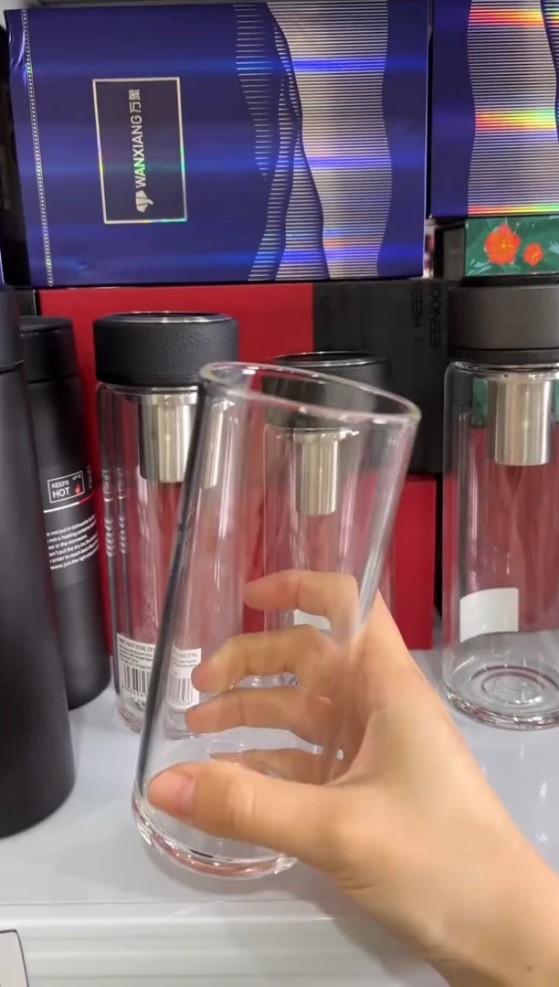 【闪购商品】茶杯经典单层445ml高硼硅