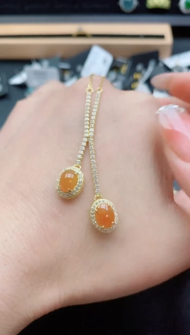 套链银S925镶嵌翡翠1