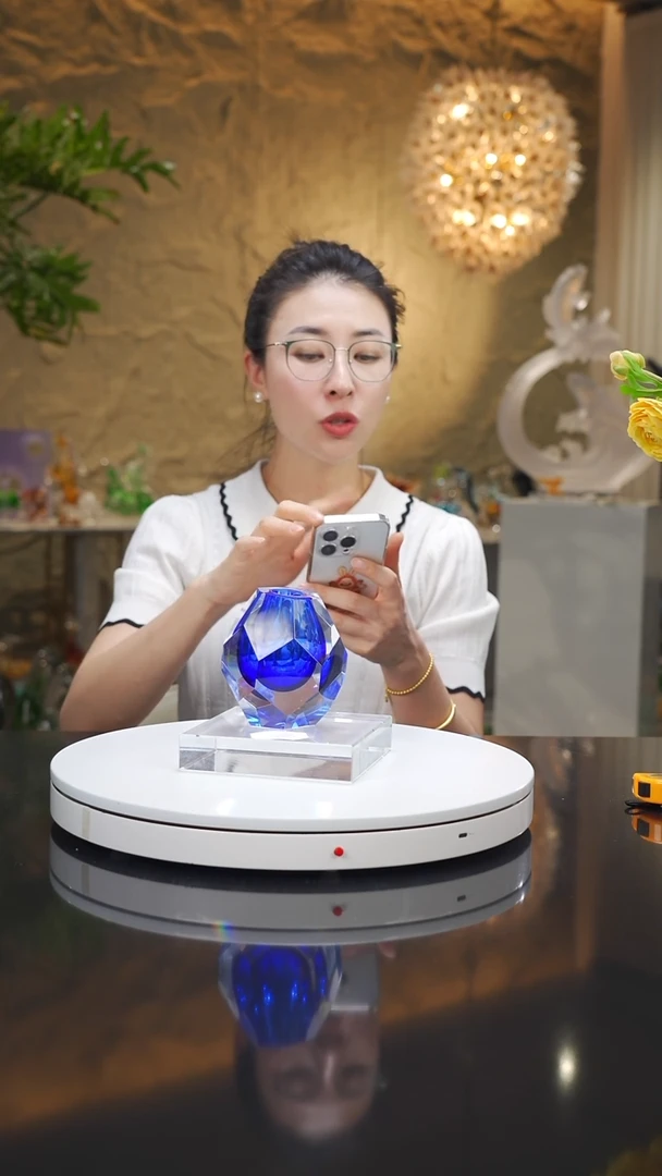 瓷片福利截图蓝色切面香薰瓶