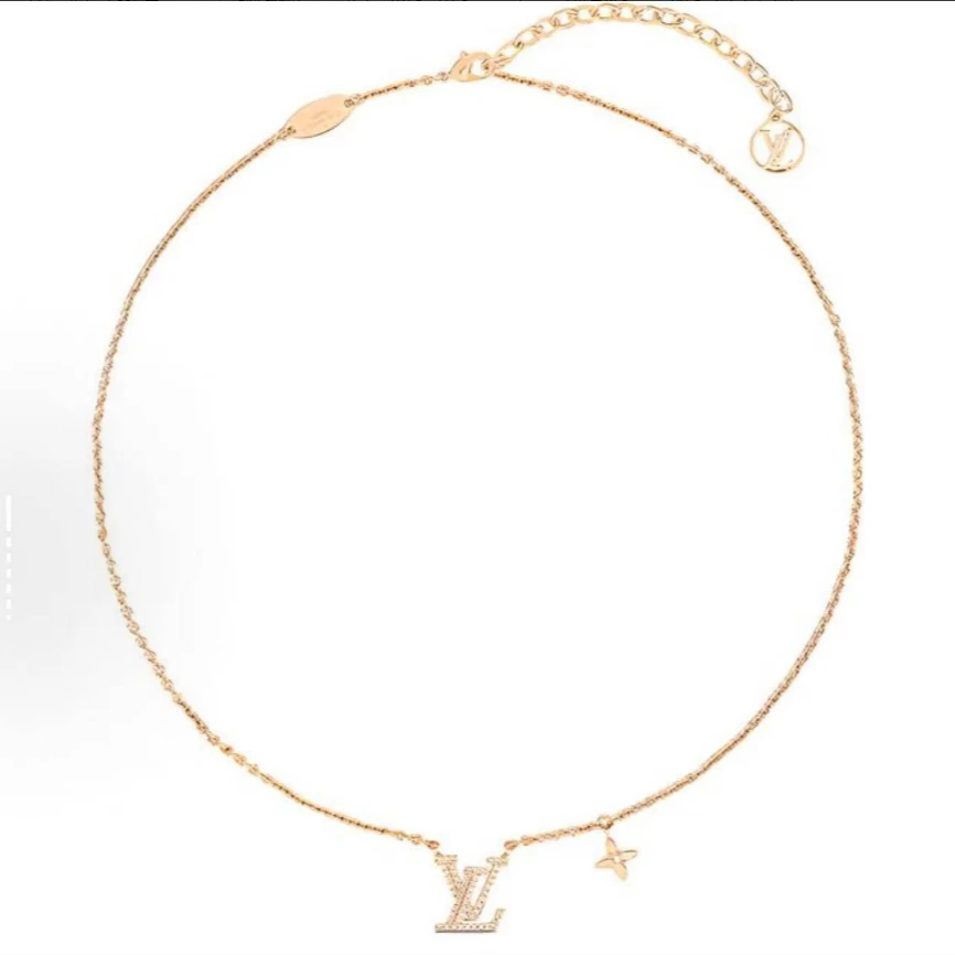 未使用 LouisVuitton/路易威登 LV 满钻 项链