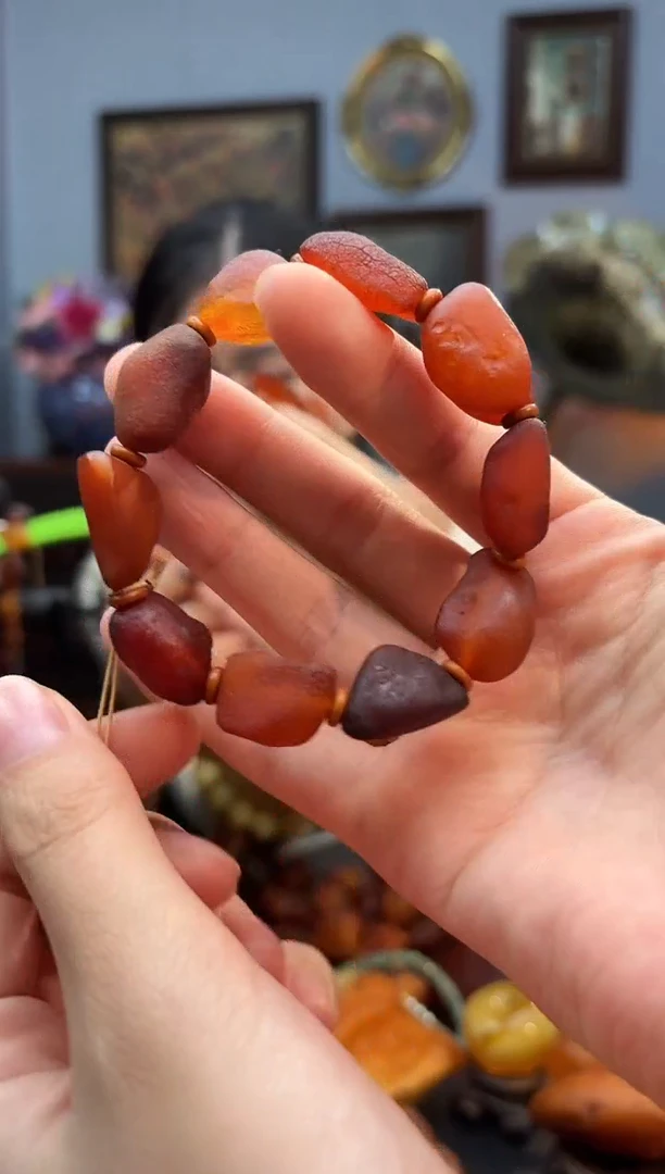 手串琥珀未镶嵌手串