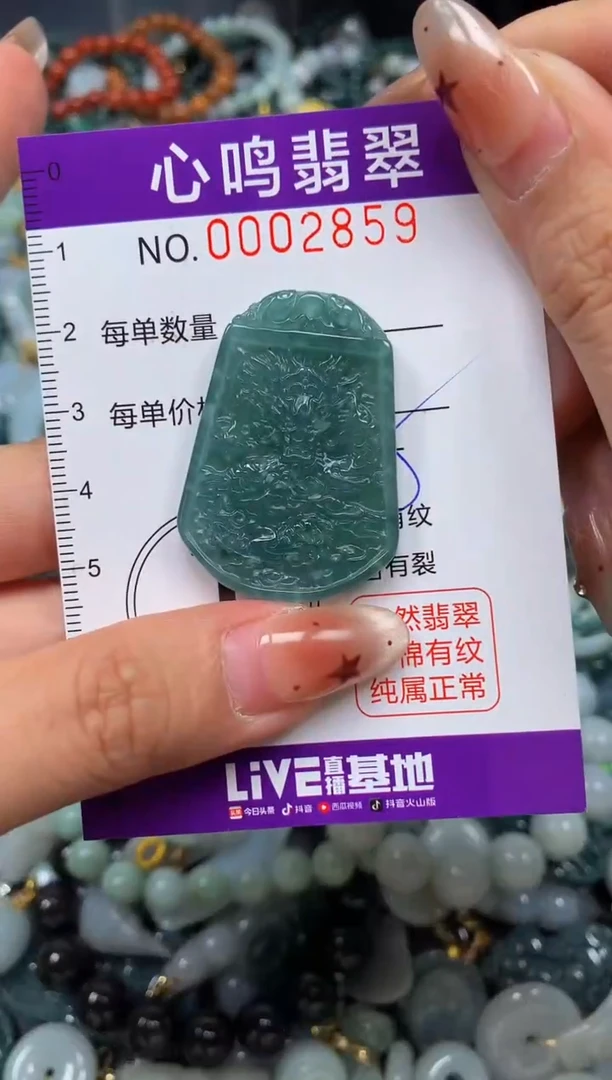 翡翠未镶嵌颈饰闪购002859