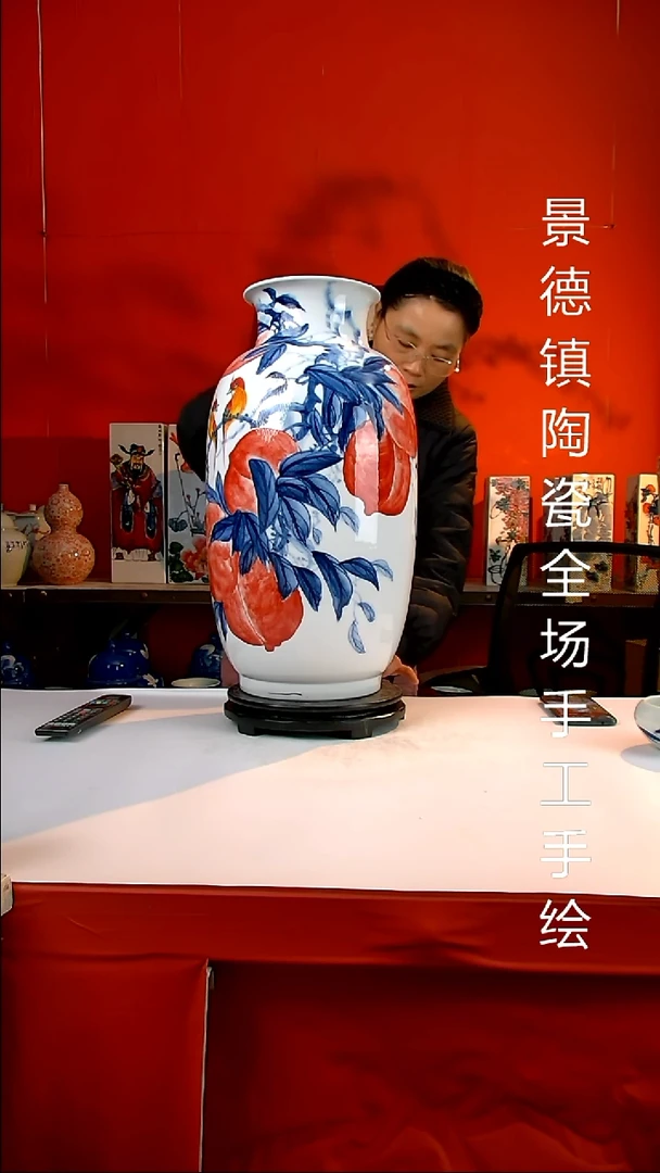摆件陶瓷景德镇陶瓷 全场手工手绘