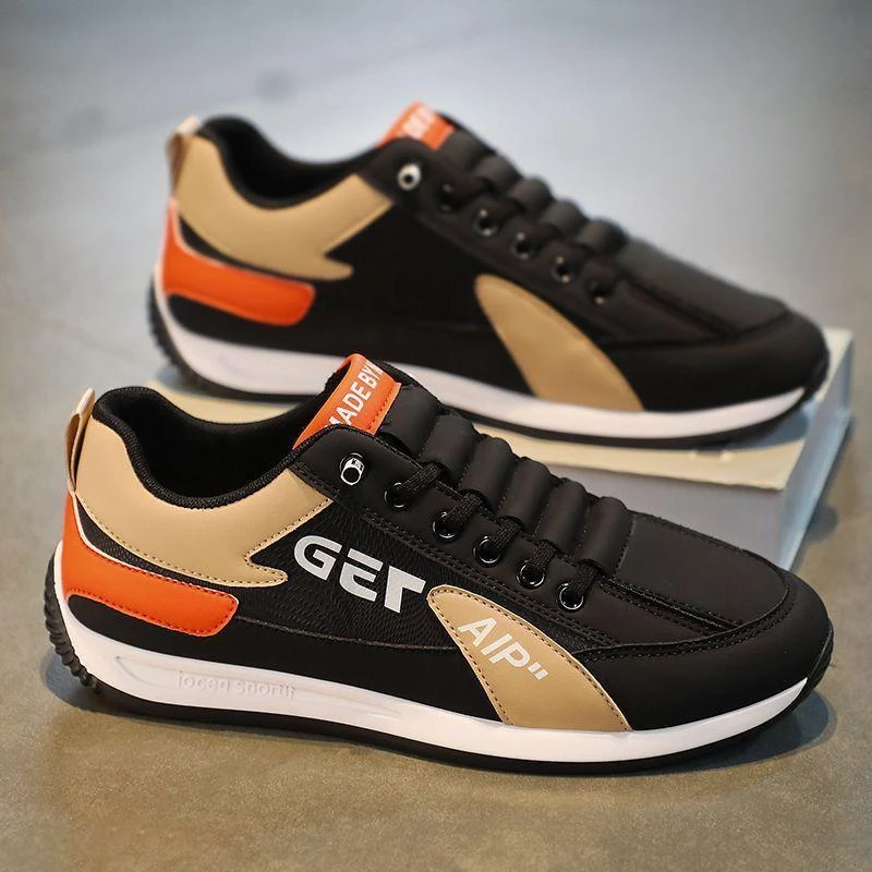 2024新款男鞋潮鞋软底休闲百搭跑步休闲鞋男士时尚潮流防滑韩版