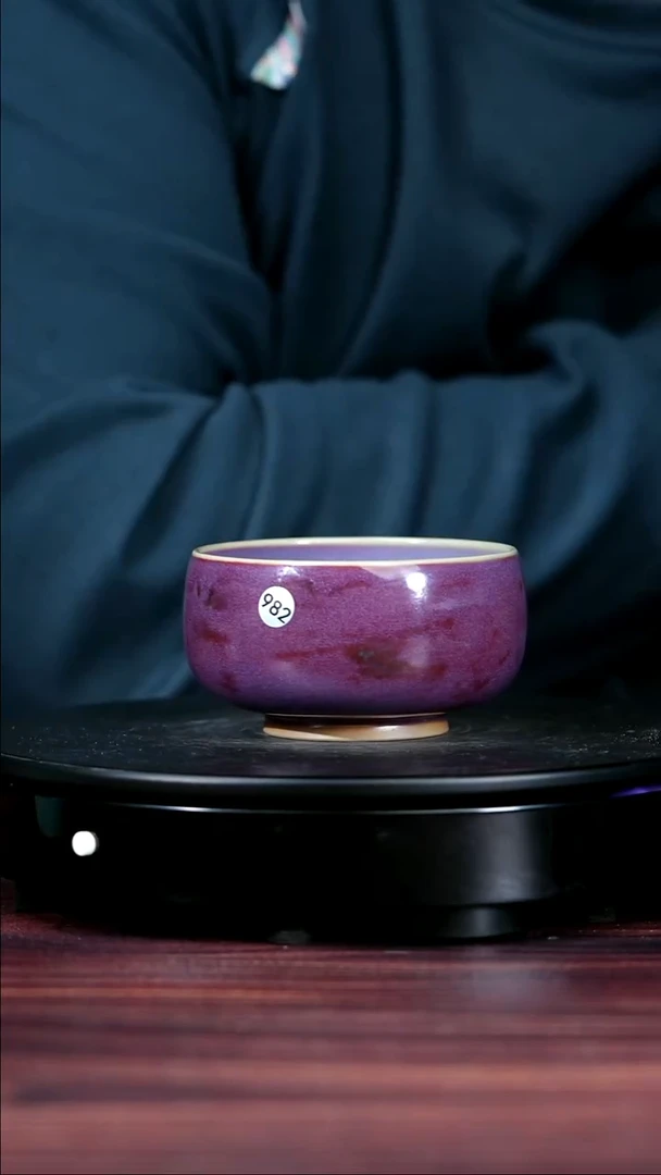 杯子瓷982#张旭东一级品原矿钧瓷主人杯