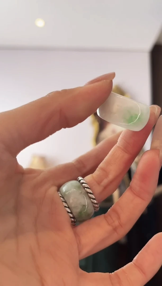 颈饰未镶嵌翡翠方*翡翠E676