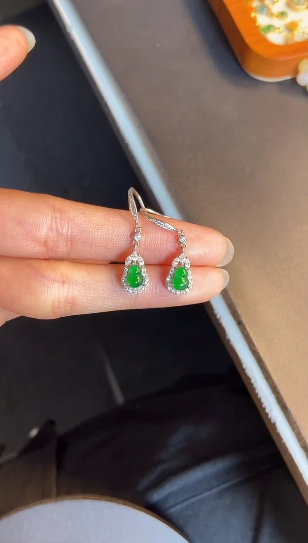 吊坠(不含链)银S925镶嵌翡翠1