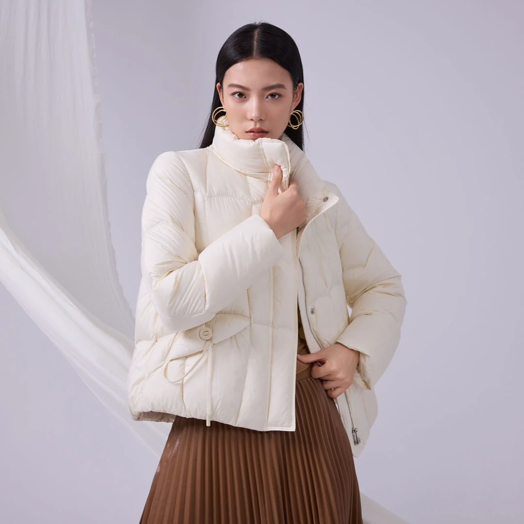 2024年短款羽绒服女款干练时尚百搭JN163