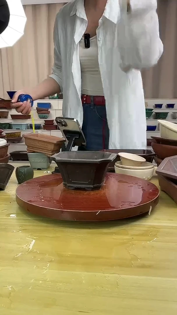 紫砂花盆紫砂花盆精品花盆微瑕