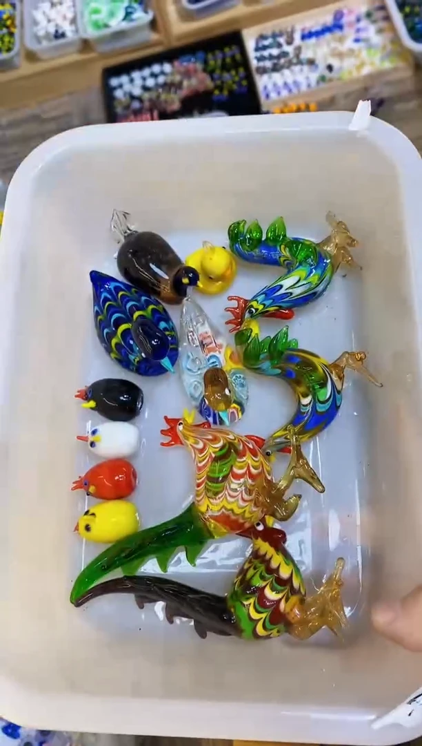 琉璃手工艺品瑕品套餐12件（瑕品不退换）