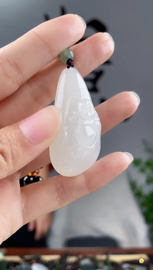和田玉未镶嵌颈饰拍一发一，多样性发货