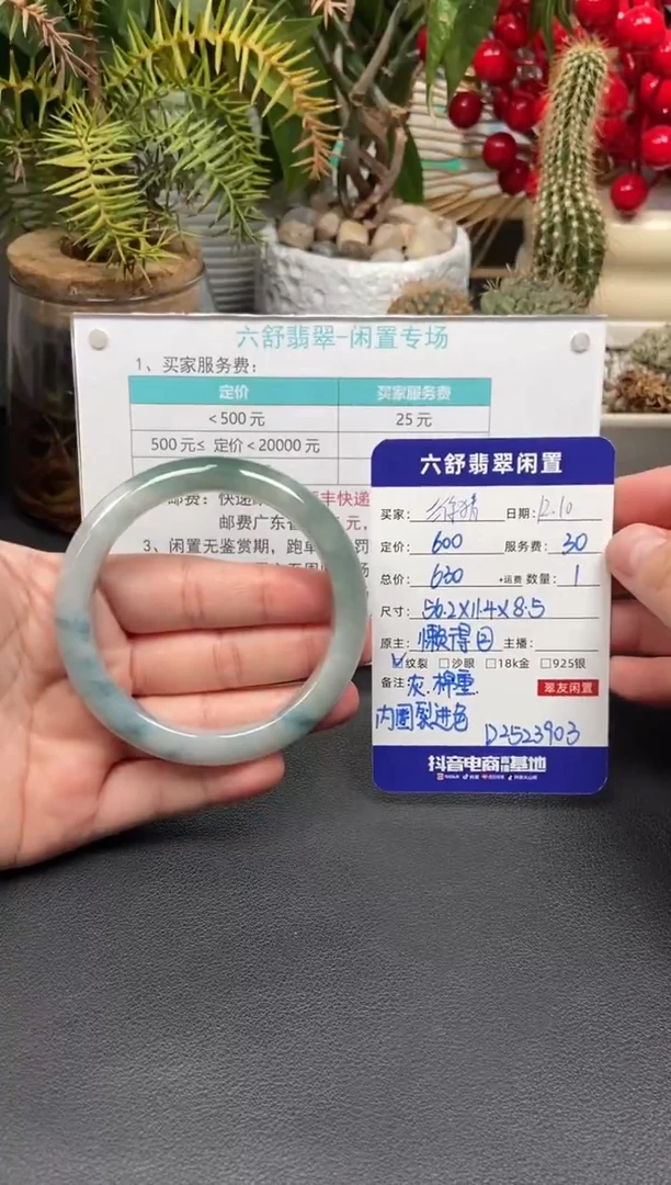 未镶嵌手镯翡翠?****猜D2523903