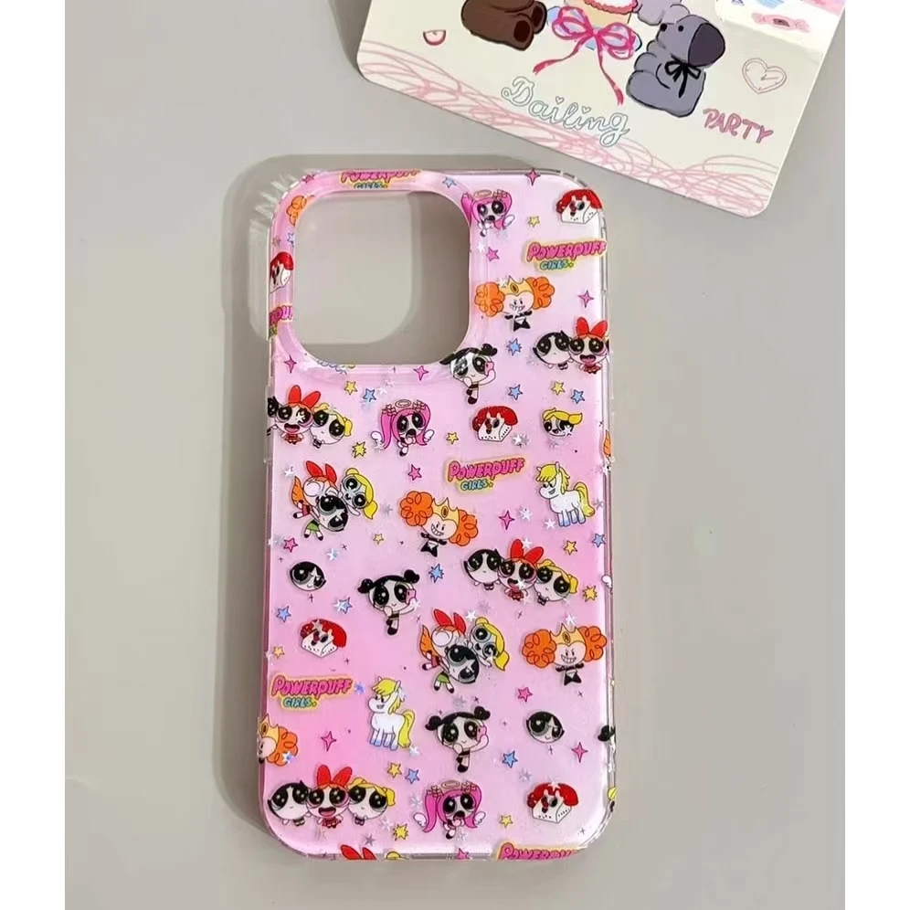 满屏飞天女警IMD大孔适用苹果16pro手机壳iphone15华为防摔创意xr