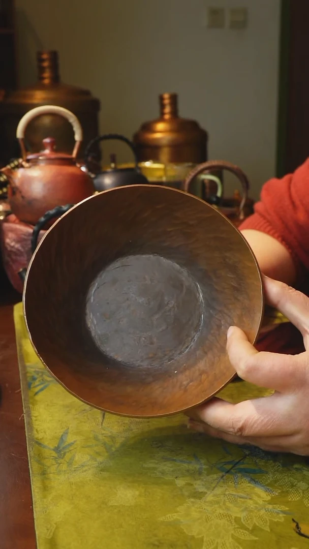 纯紫铜新款加厚壶承