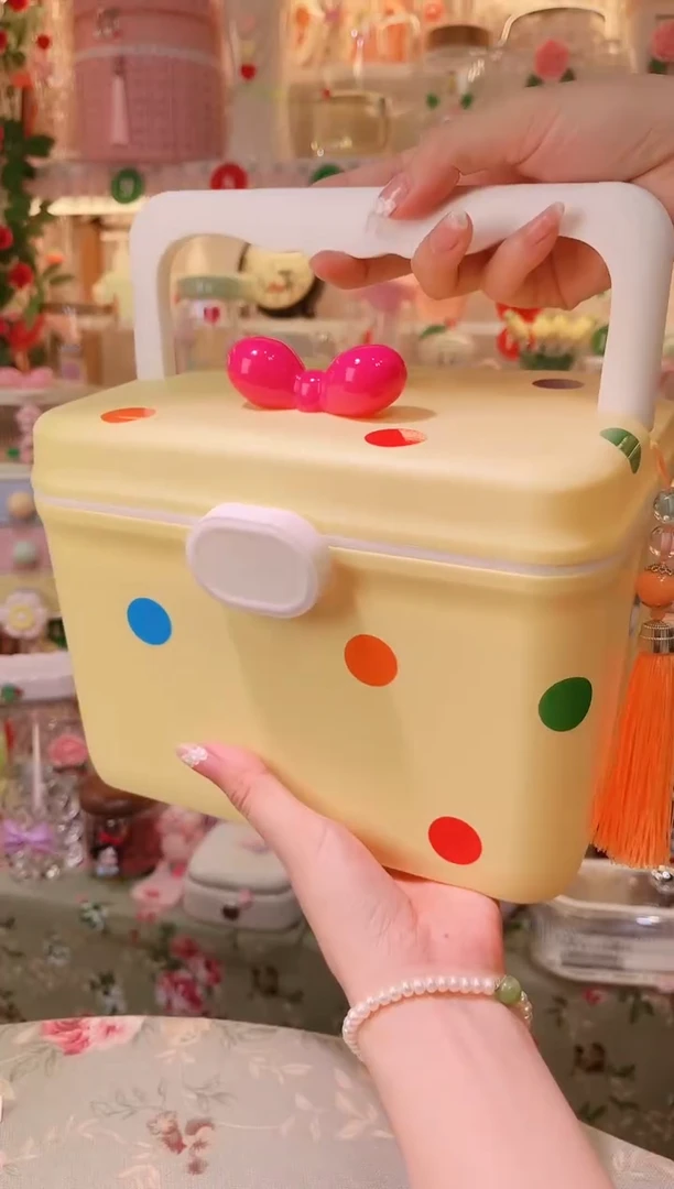 摆件品质好发货快放心拍！便携药箱黄色