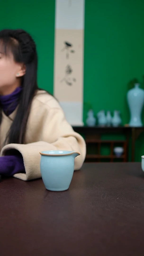 天青色一级品束口公道杯