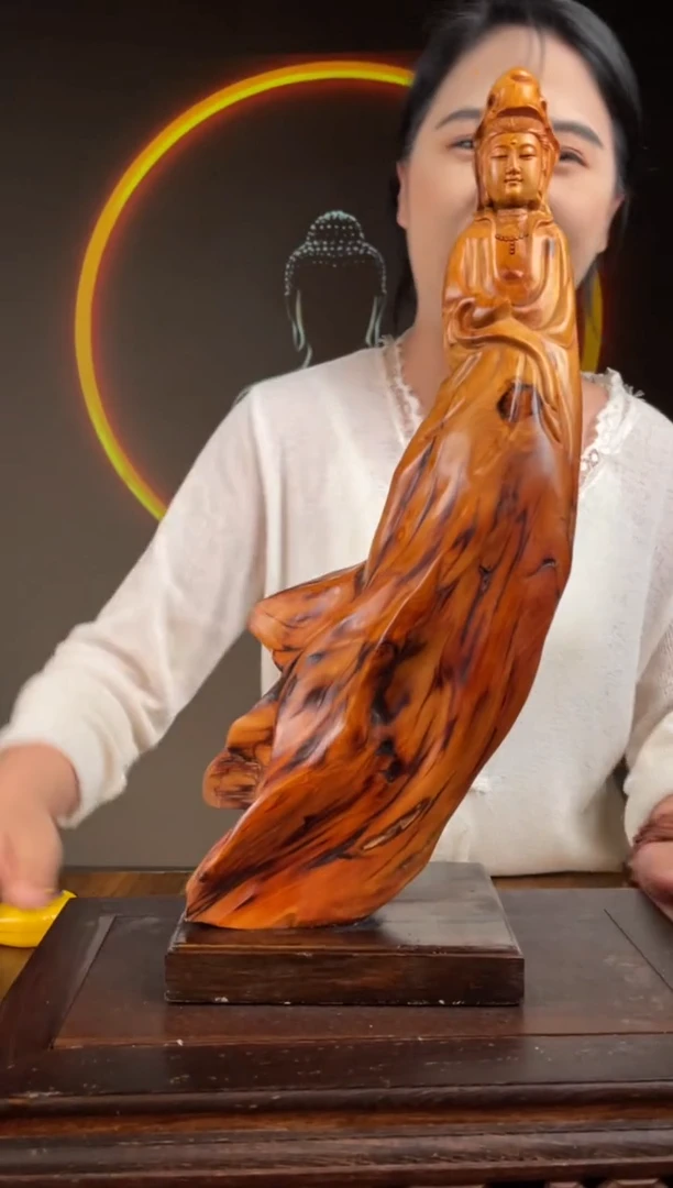 柏木（崖柏）手工摆件,先抢先得! 编号:27