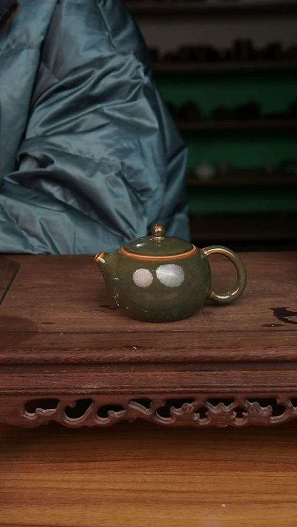 杯茶叶末小西施壶窑变