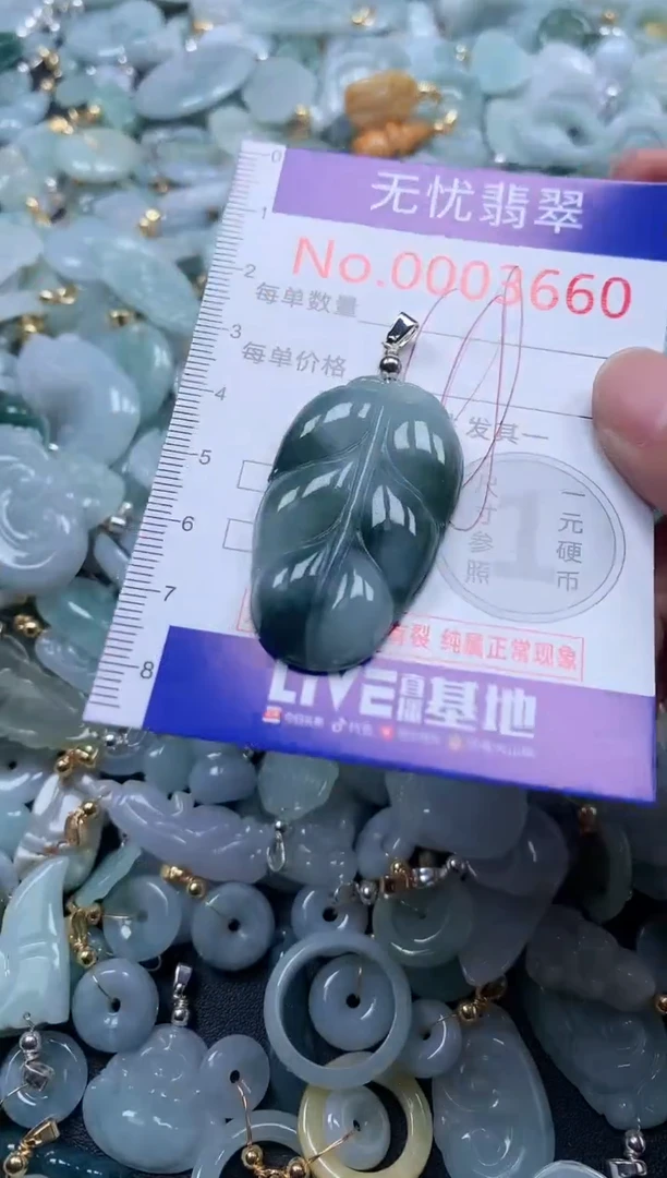 翡翠未镶嵌吊坠(不含链)3660