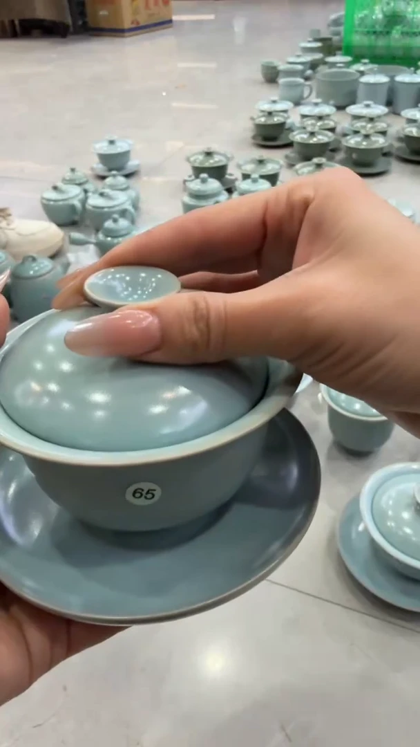 其他仿古三才盖碗大瑕65