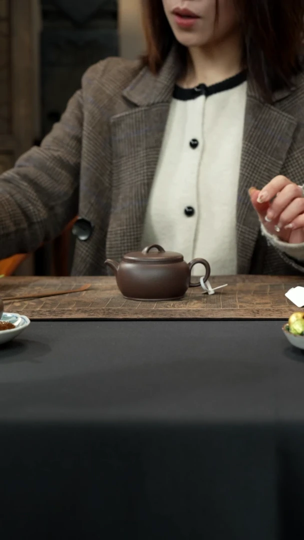 【闪购商品】紫砂茶壶天青泥申锡汉瓦200cc