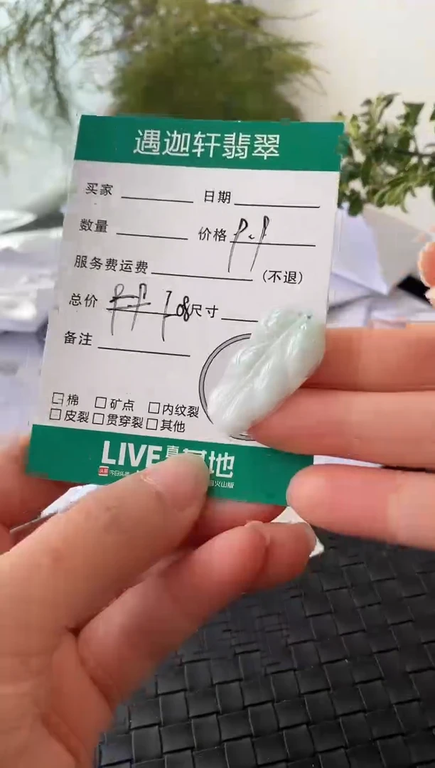 吊坠(不含链)未镶嵌翡翠f08