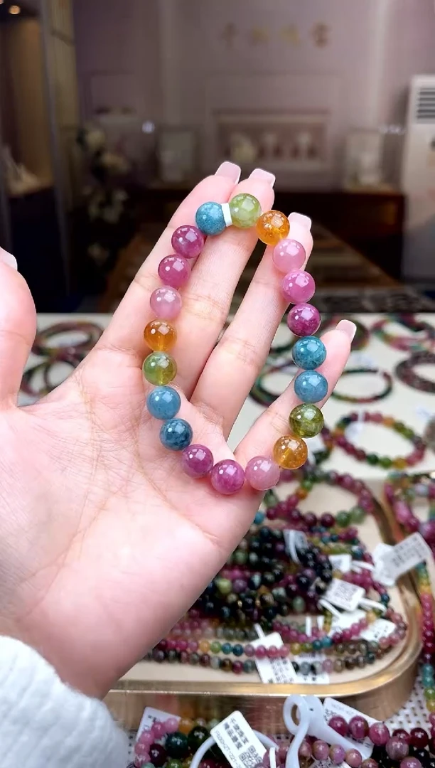 【闪购商品】碧玺/未镶嵌9mm+碧玺单圈多样性发货