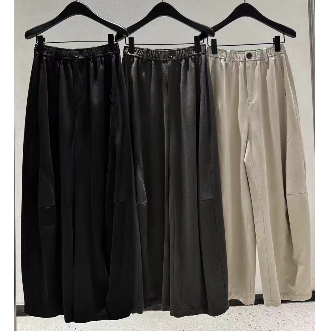 2025开春上新！百搭高腰休闲裤垂感长裤女