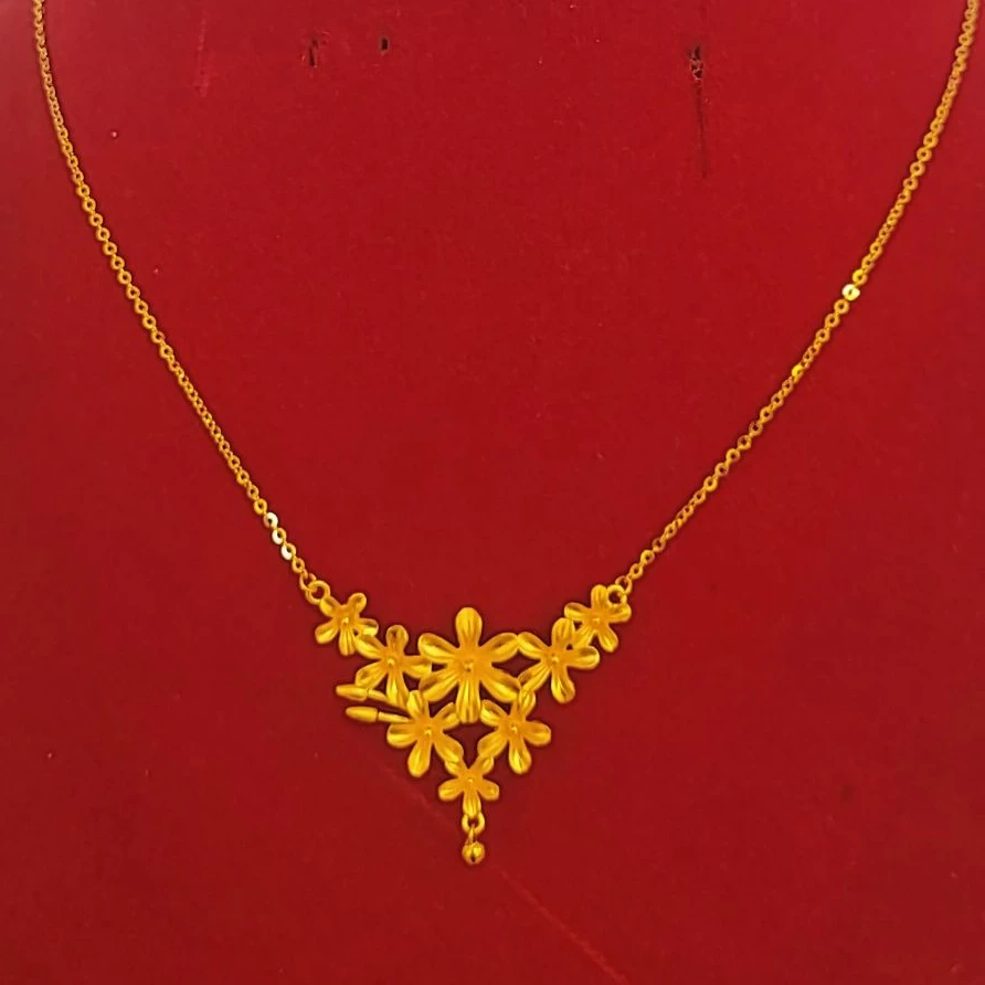 合金项链 合金项链 女款款式项链  精致镶嵌时尚款式项链605号