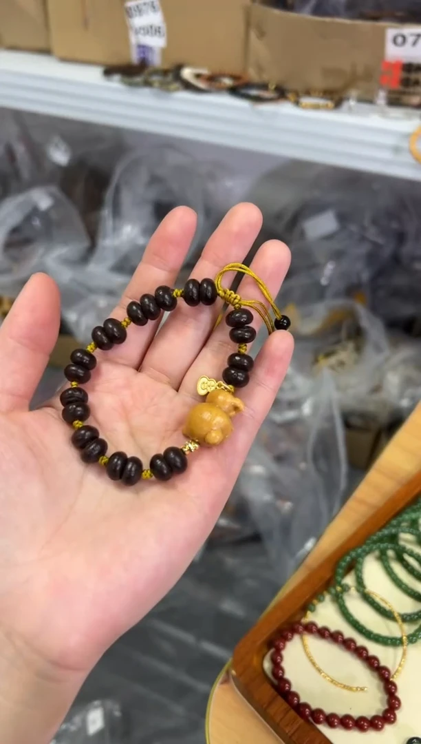 【闪购商品】紫金钵盂菩提手串紫金钵盂设计款手编绳[0467]