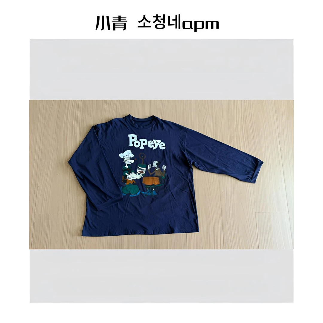 韩国东大门 TARA/大力水手炸弹T恤