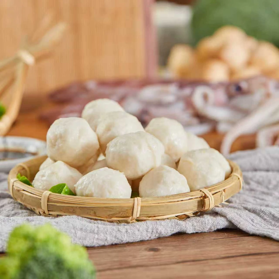 墨鱼丸+墨鱼爆蛋真材实料火锅食材