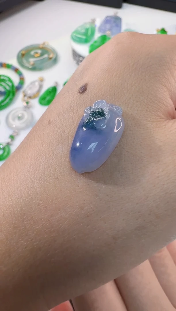 颈饰未镶嵌翡翠缅甸A货翡翠