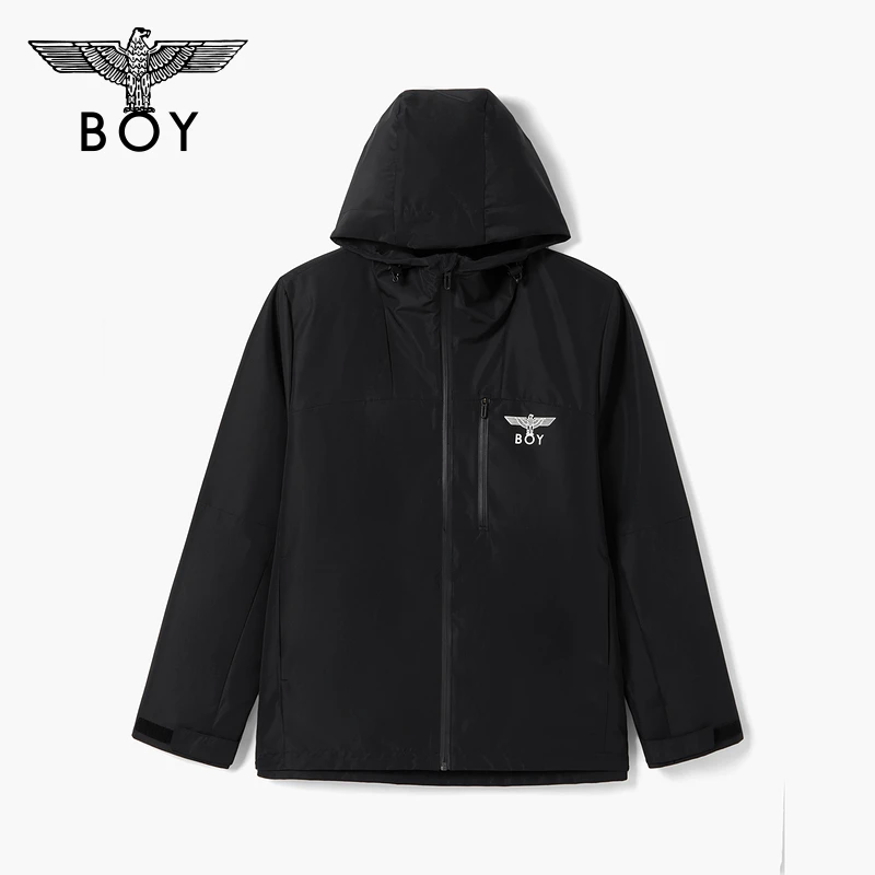 BOYLONDON春夏情侣款时尚休闲户外运动夹克梭织宽松外套N23073