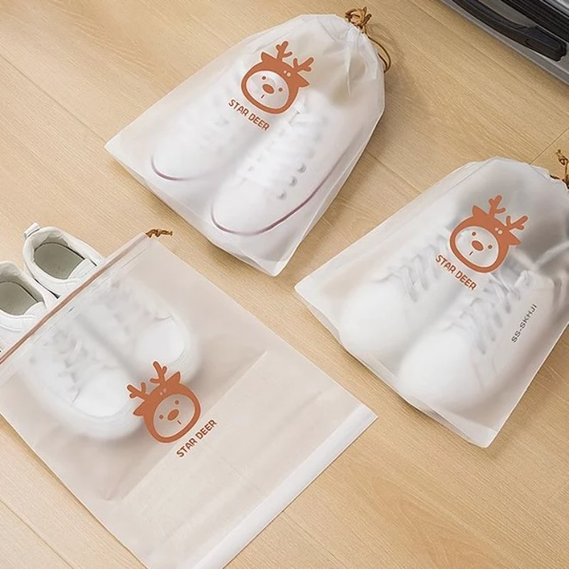 鞋子收纳袋鞋袋子晒鞋防黄神器装白鞋旅行无纺布鞋套