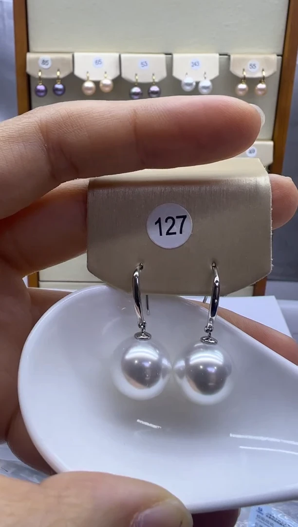 未镶嵌耳饰淡水珍珠127
